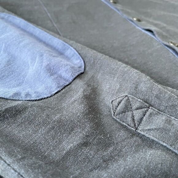 Hugo Boss, Boss Slim Fit Shirt, Jersey Stretch Denim/Navy Blue - Picture 8 of 9